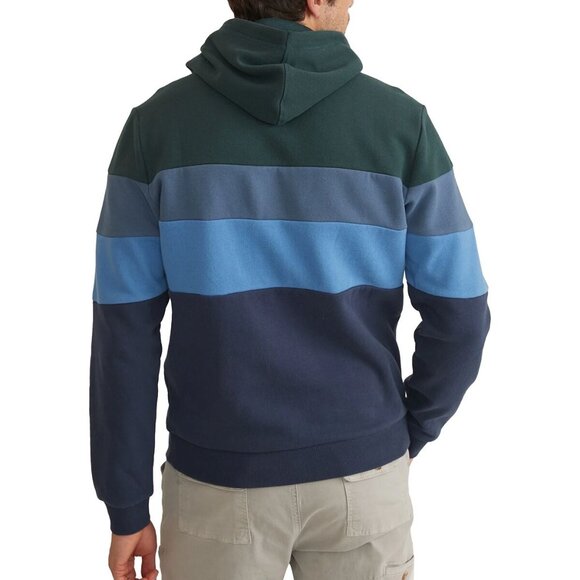 Marine Layer Archive Cloud 9 Fleece Hoodie Colorblock Sweatshirt Pullover SZ M - Picture 13 of 13